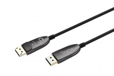 DisplayPort AOC Hybrid fiber optic cable, UHD 8K, 50 m 