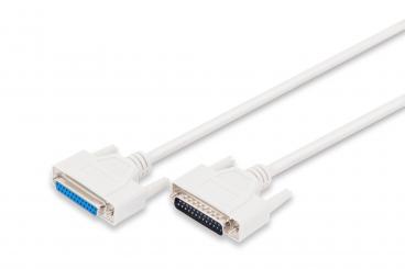 Datatransfer extension cable, D-Sub25/M - D-Sub25/F 