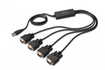 USB 2.0 to 4xRS232 Cable 