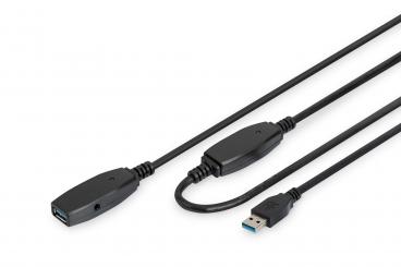 Active USB 3.0 extension cable, 20 m 