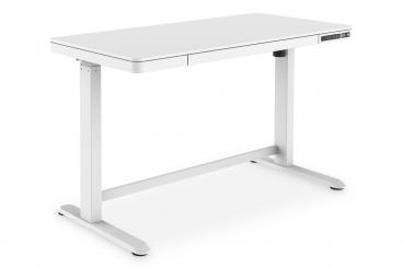 Electric Height-Adjustable Desk with USB-Charger and Drawer 