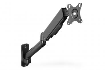 Universal Monitor Wall Mount with Gas Spring and Swivel Arm 