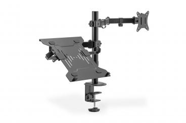 Single monitor mount & notebook mount, 1x32", 2x 9 kg 