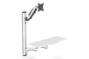 Workstation (monitor, keyboard, mouse) Wall Mount 