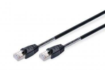 CAT 6 S/FTP outdoor patch cord, PE 