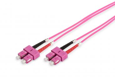 Fiber Optic Multimode Patch Cord, OM4, SC / SC 
