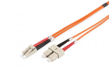 Fiber Optic Multimode Patch Cord, LC / SC 