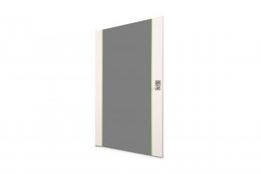 Glass front door for 19" 20U wall-mounted enclosure Unique series 