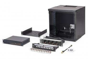 SOHO Pro network set, 254 mm (10") - 6U, 315 x 300 mm (W x D) 