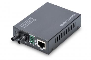 Fast Ethernet Media Converter, RJ45 / ST 