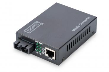 Fast Ethernet Media Converter, RJ45 / SC 