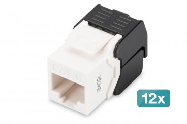 CAT 6 Keystone module, unshielded - 12 pcs. 