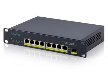 10" 2.5G 8-Port Unmanaged PoE+ Switch with 1× 10G SFP+ 