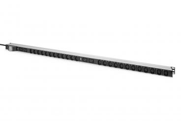 Basic IT PDU, 1-phase 32A, 24 x C13, 4 x C19, 3 m supply cable, IEC 60309 32 A plug 