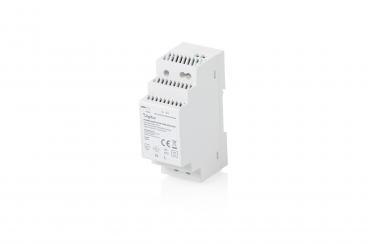12V / 2A / 24W Step-Shape DIN-Rail power supply unit (Slim, Class II) 