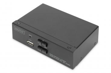 KVM Switch, 2 Port, Single Display, 4K, HDMI® 
