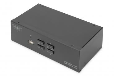 KVM Switch, 4 Port, Dual Display, 4K, HDMI® 